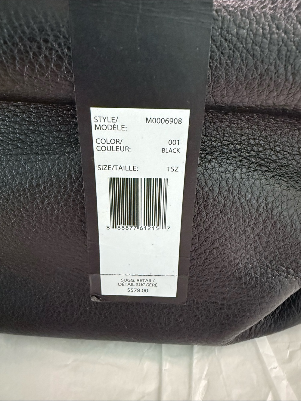 Marc by Marc Jacobs Black Leather Duffel Bag - Picture 5 of 10